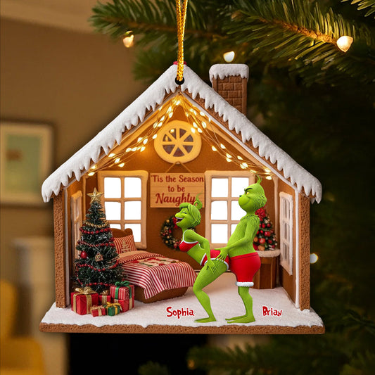 Bis zur Saison der Ungezogenheit – Personalisierte Stola als Weihnachtsschmuck