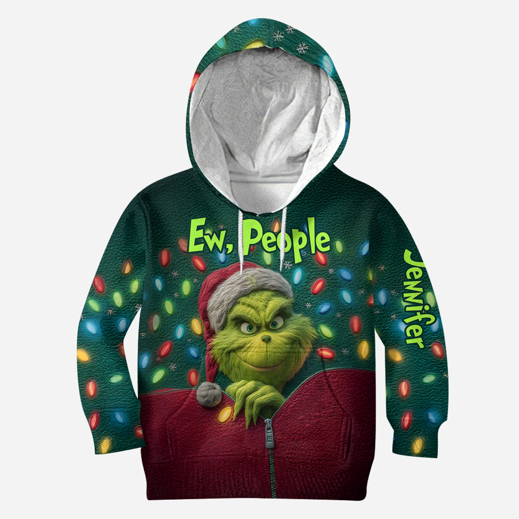 Ew People - Sweat à capuche et legging personnalisés « Étole de Noël »