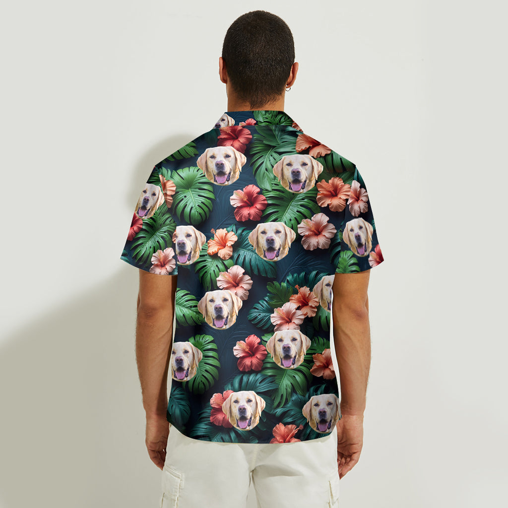 Sommerzeit - Personalisiertes Hawaiihemd für Hunde
