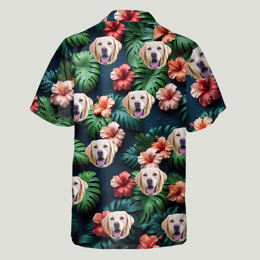 Sommerzeit - Personalisiertes Hawaiihemd für Hunde