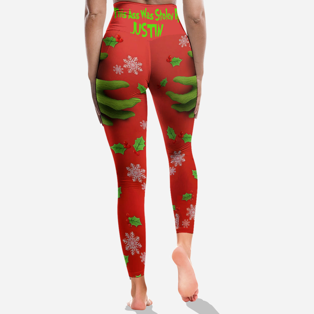 Diese Leggings wurden gestohlen von - Personalisierte Weihnachtsstola
