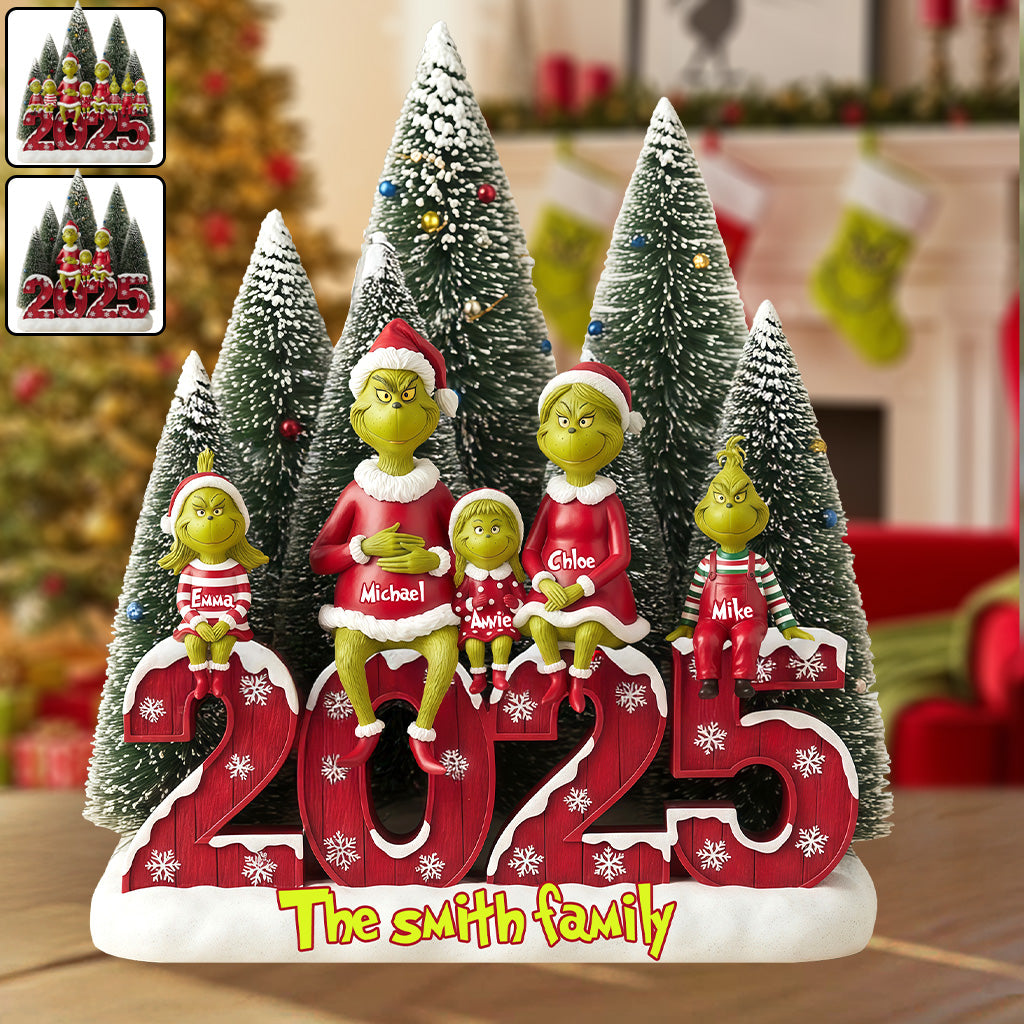 Joyeux Noël - Étole de Noël personnalisée sur plaque acrylique en forme personnalisée