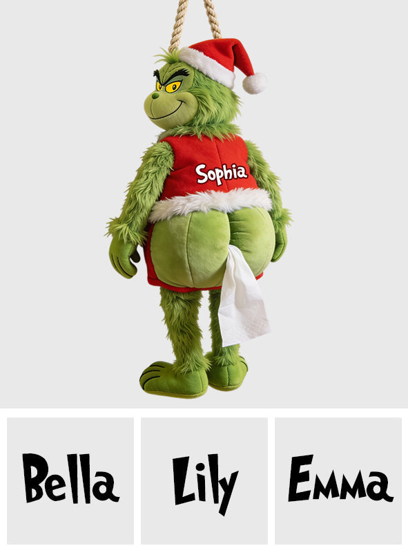 Merry Grinchmas - Personalized Stole Christmas Pull-Out Organizer