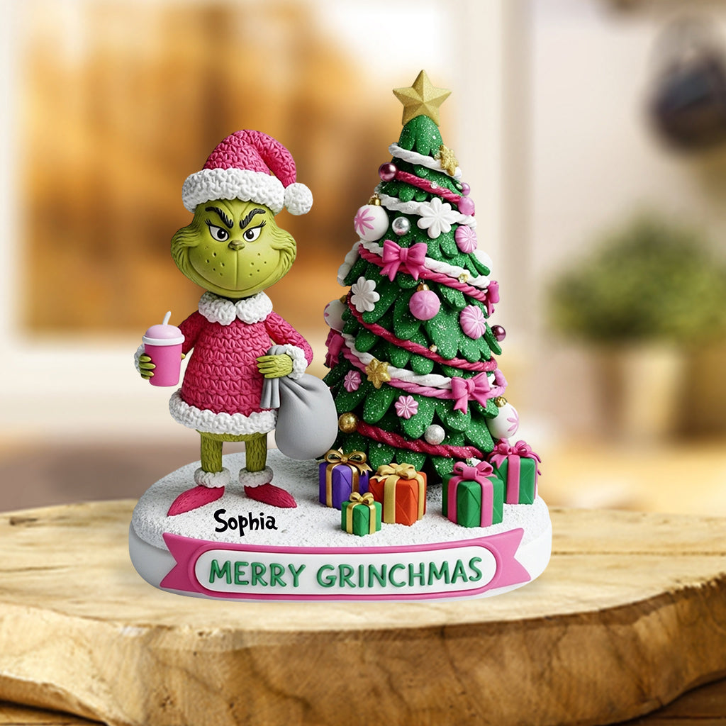 Merry Grinchmas - Personalized Stole Christmas Custom Shaped Acrylic Plaque