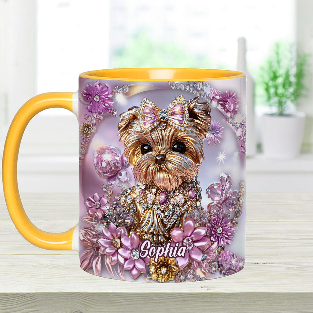 Yorkshire Terrier Lover - Personalized Dog Accent Mug