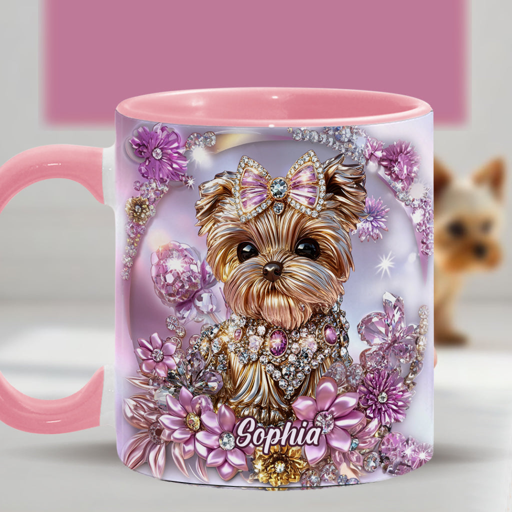 Yorkshire Terrier Lover - Personalized Dog Accent Mug