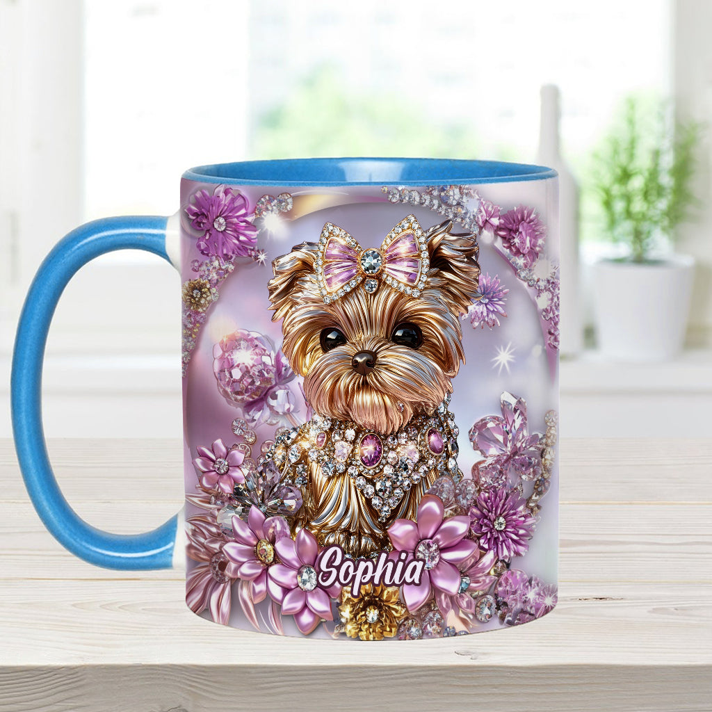 Yorkshire Terrier Lover - Personalized Dog Accent Mug