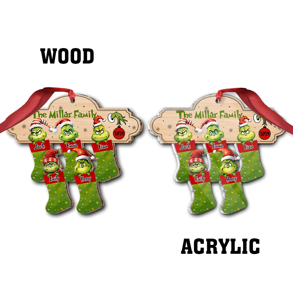 Joyeux Grinchmas - Étole de Noël personnalisée