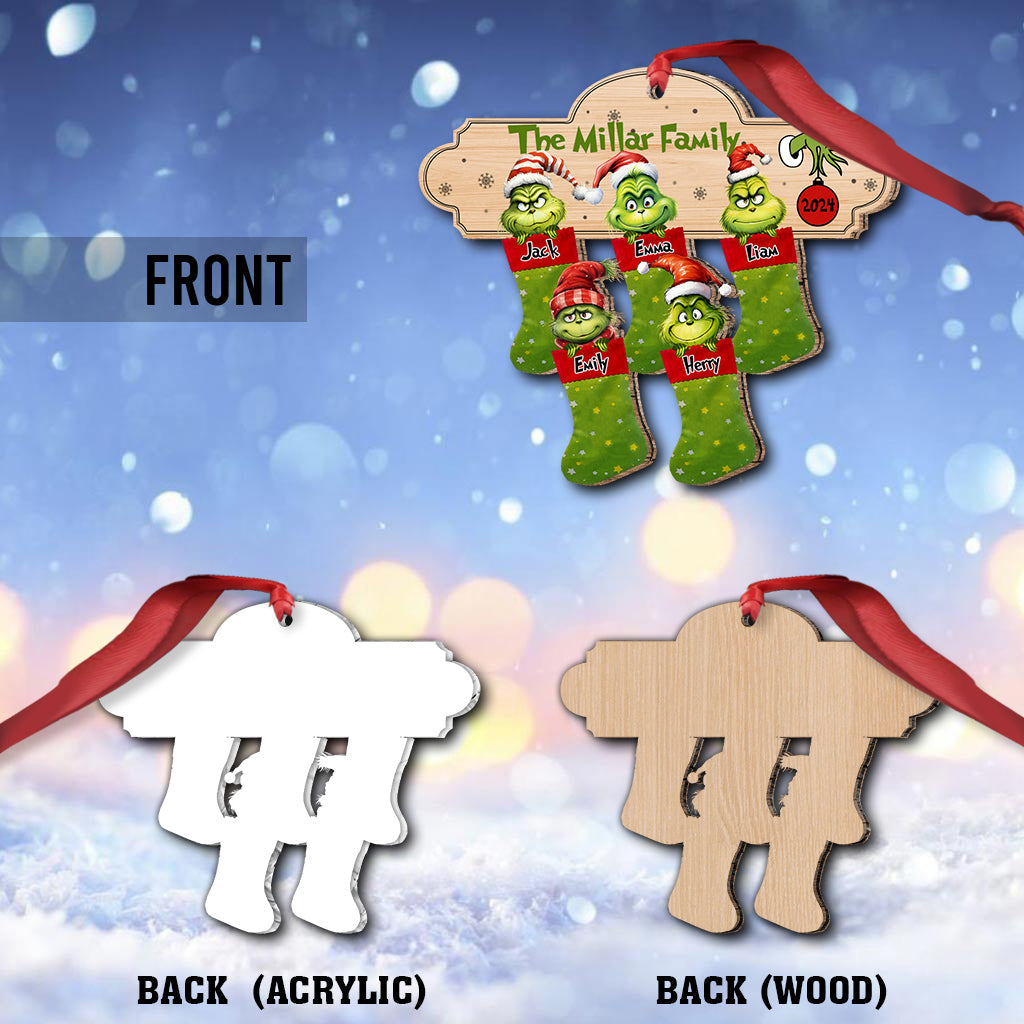 Joyeux Grinchmas - Étole de Noël personnalisée