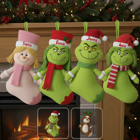 Fröhliche Weihnachten - Personalisierte Stola in Weihnachtsform