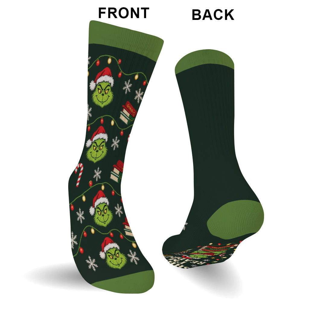 I'm Reading - Personalized Stole Christmas Socks