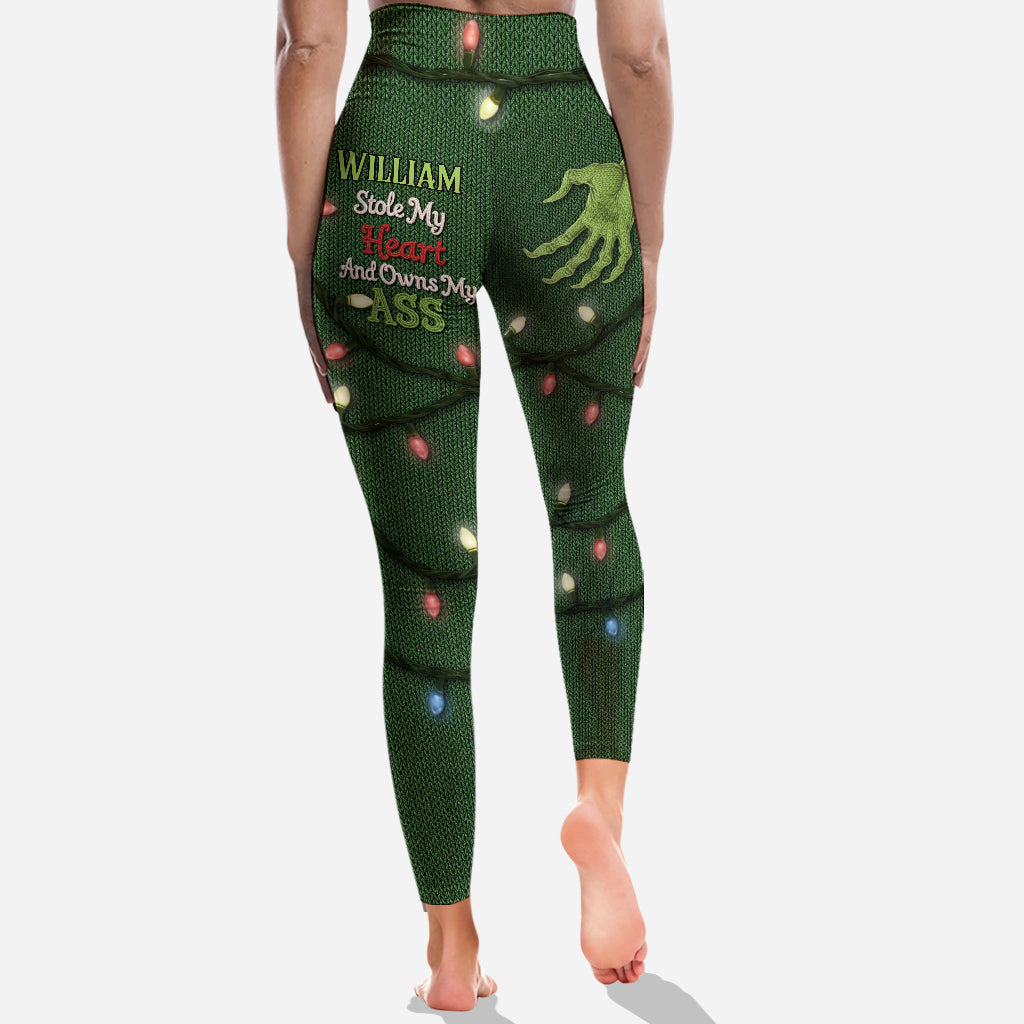 Merry Grinchmas - Personalized Stole Christmas Leggings