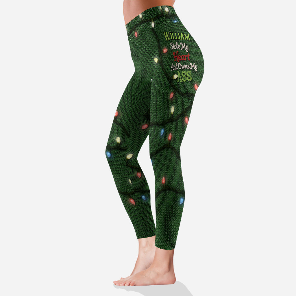 Merry Grinchmas - Personalized Stole Christmas Leggings