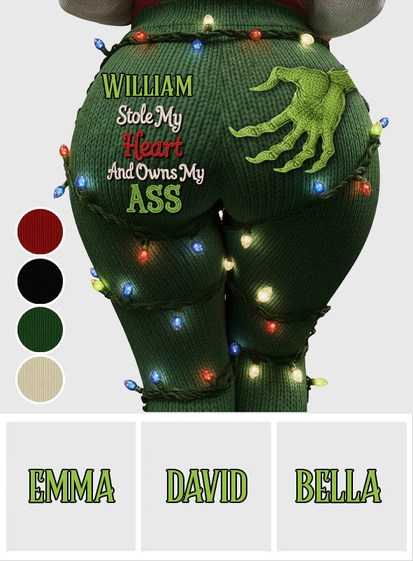 Merry Grinchmas - Personalized Stole Christmas Leggings