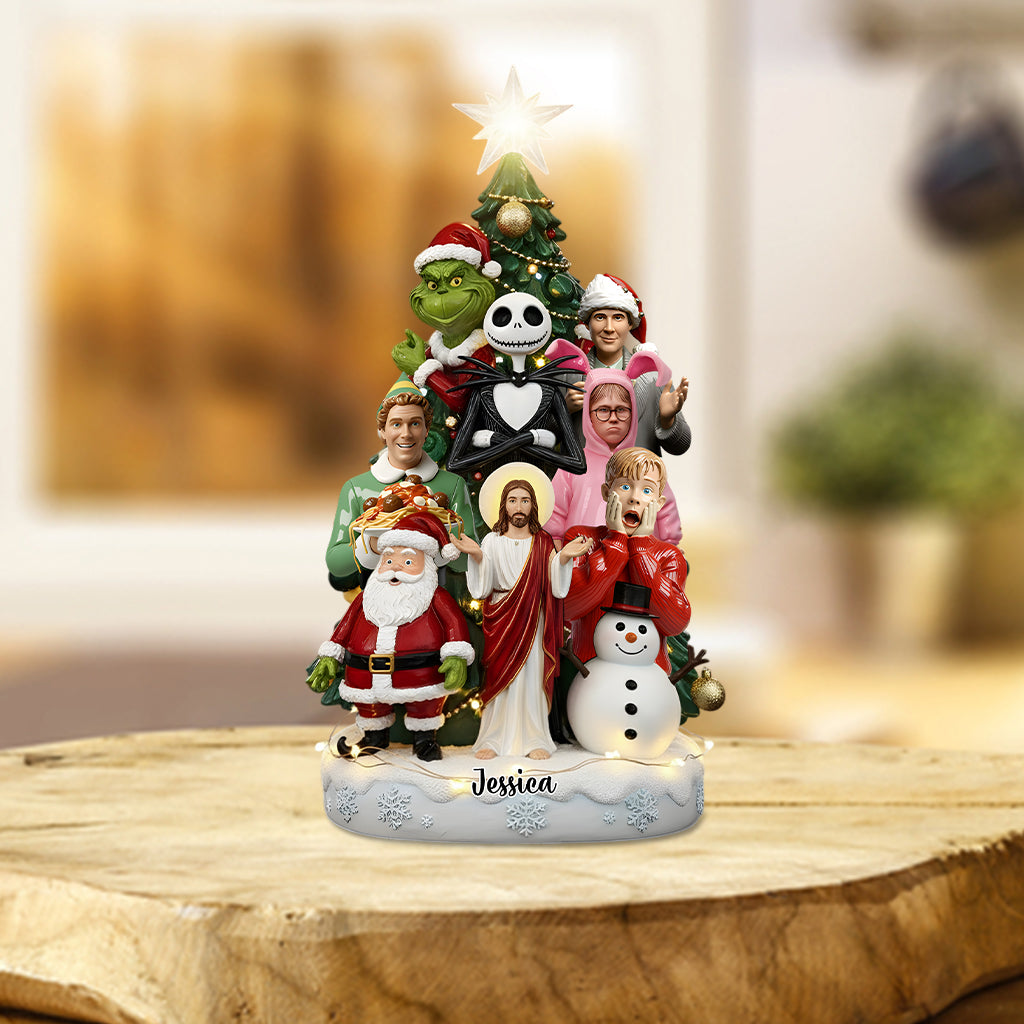 Merry Christmas - Personalized Stole Christmas Custom Shaped Acrylic Plaque