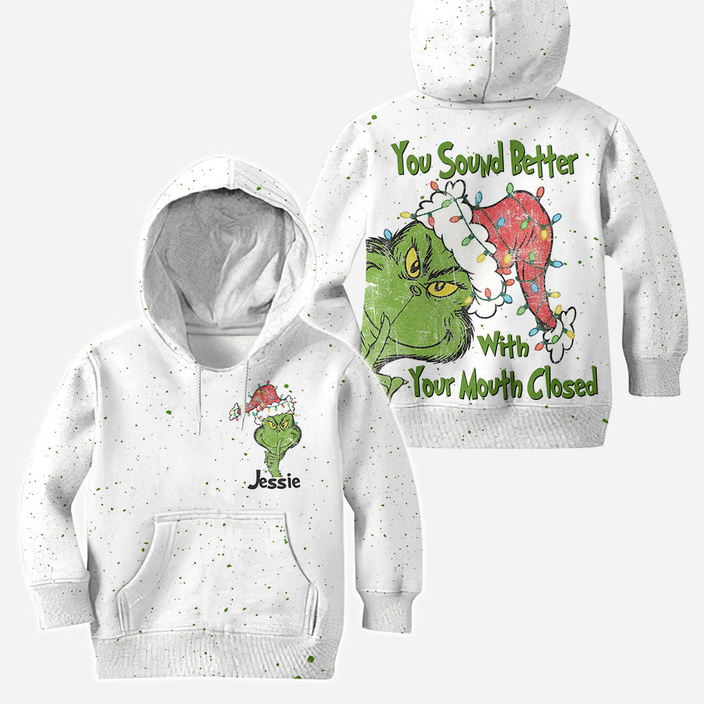 Frohe Weihnachten – Personalisierter Stola-Weihnachtshoodie und Leggings