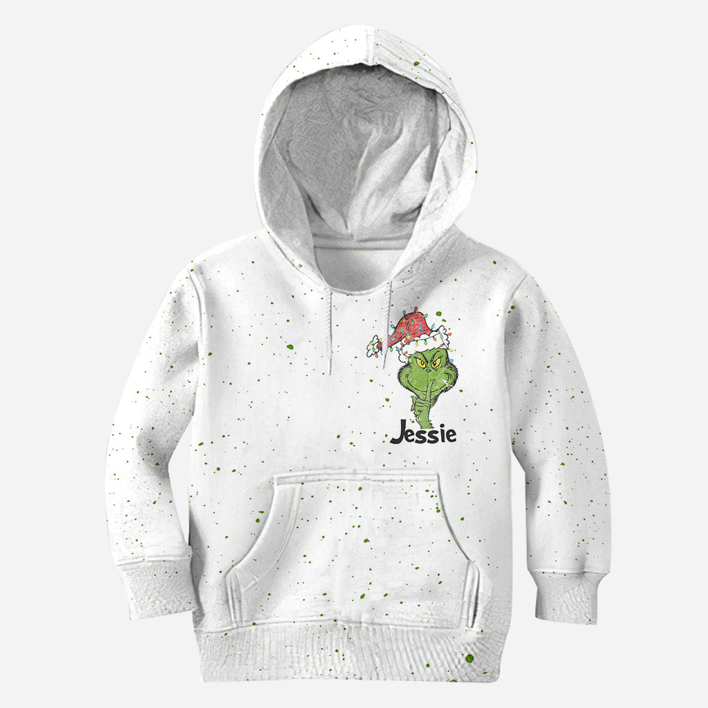 Frohe Weihnachten – Personalisierter Stola-Weihnachtshoodie und Leggings