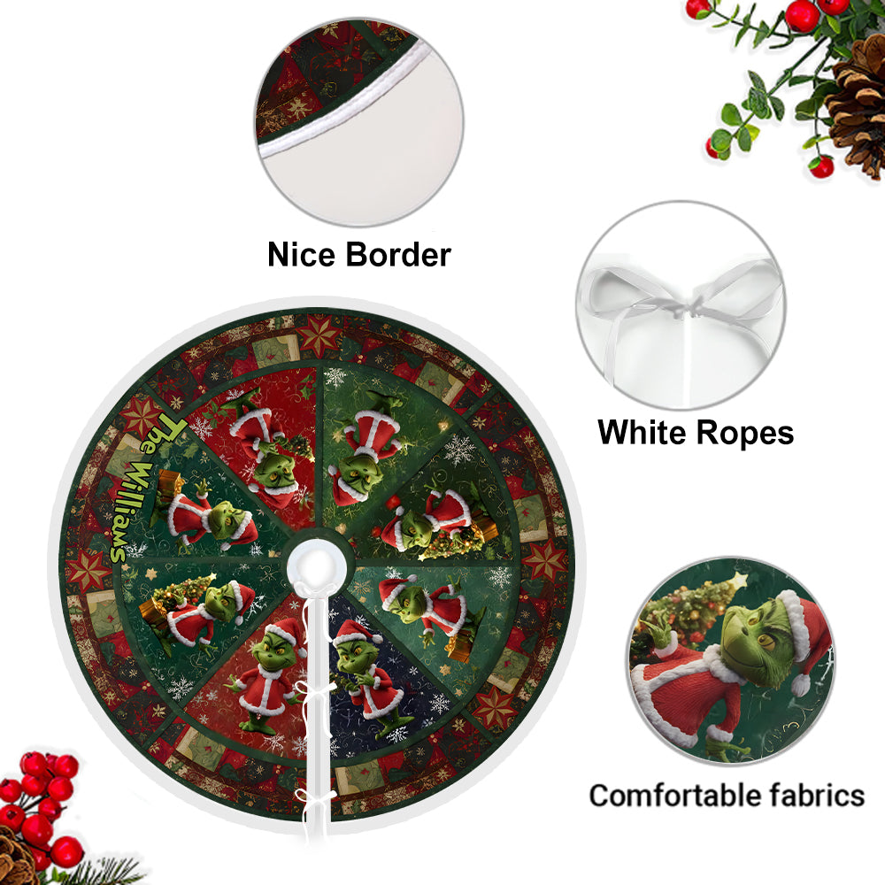 Stink Stank Stunk - Jupe de sapin de Noël personnalisée Stole