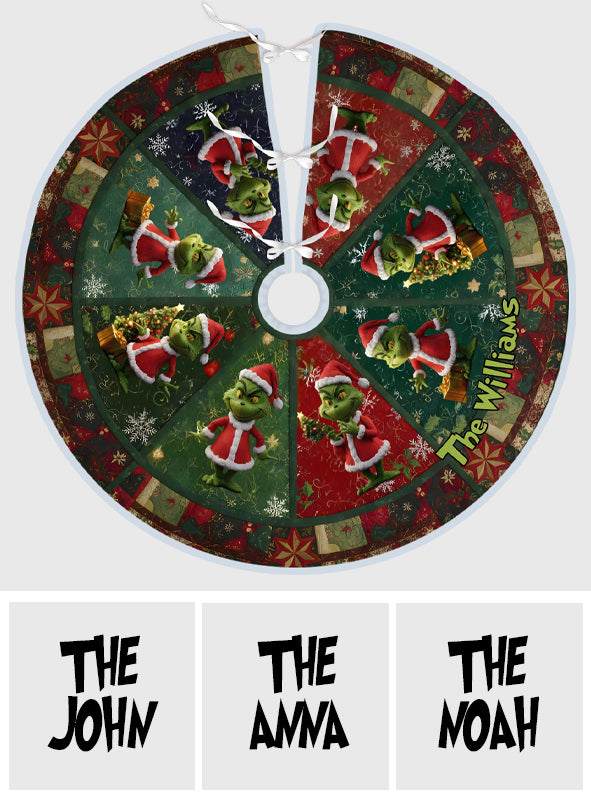 Stink Stank Stunk - Jupe de sapin de Noël personnalisée Stole