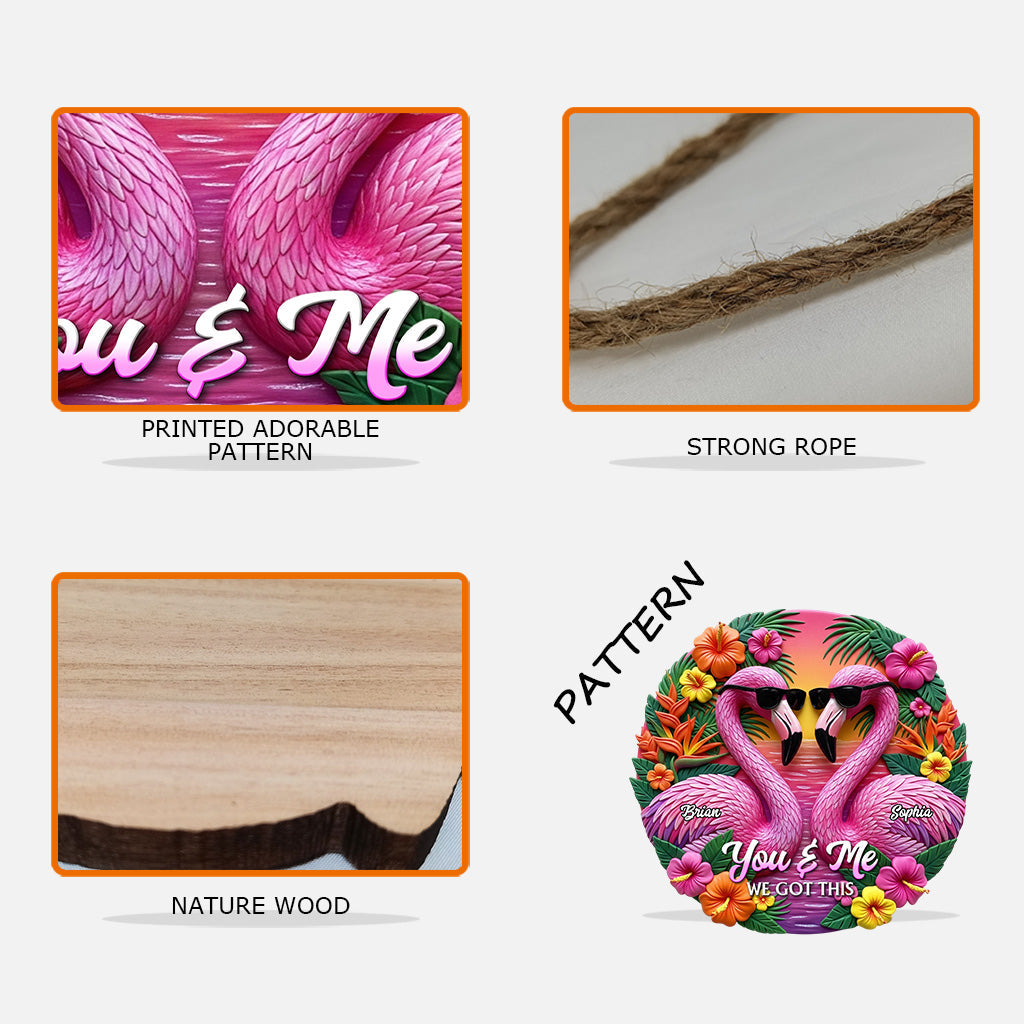 On gère ça - Panneau en bois personnalisé pour couple