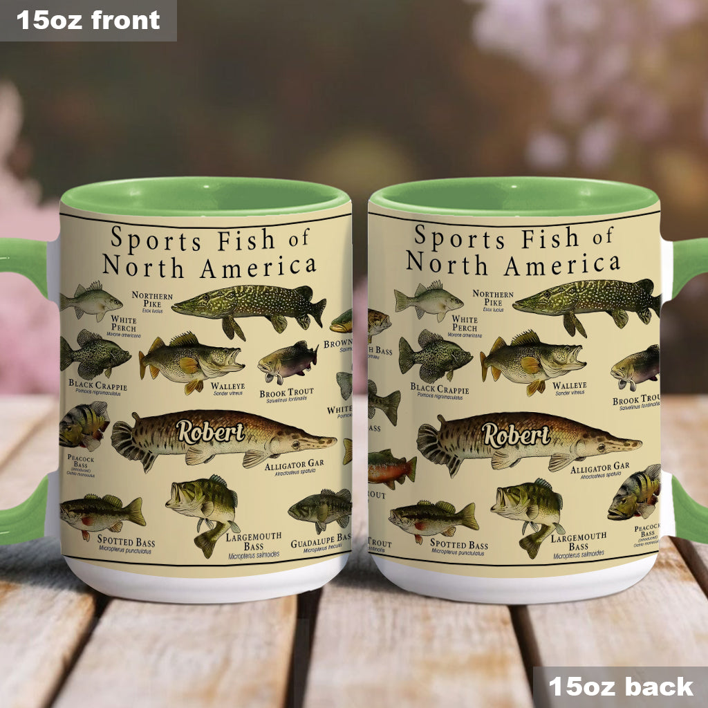 Mug personnalisé Fish Of America - Thème pêche