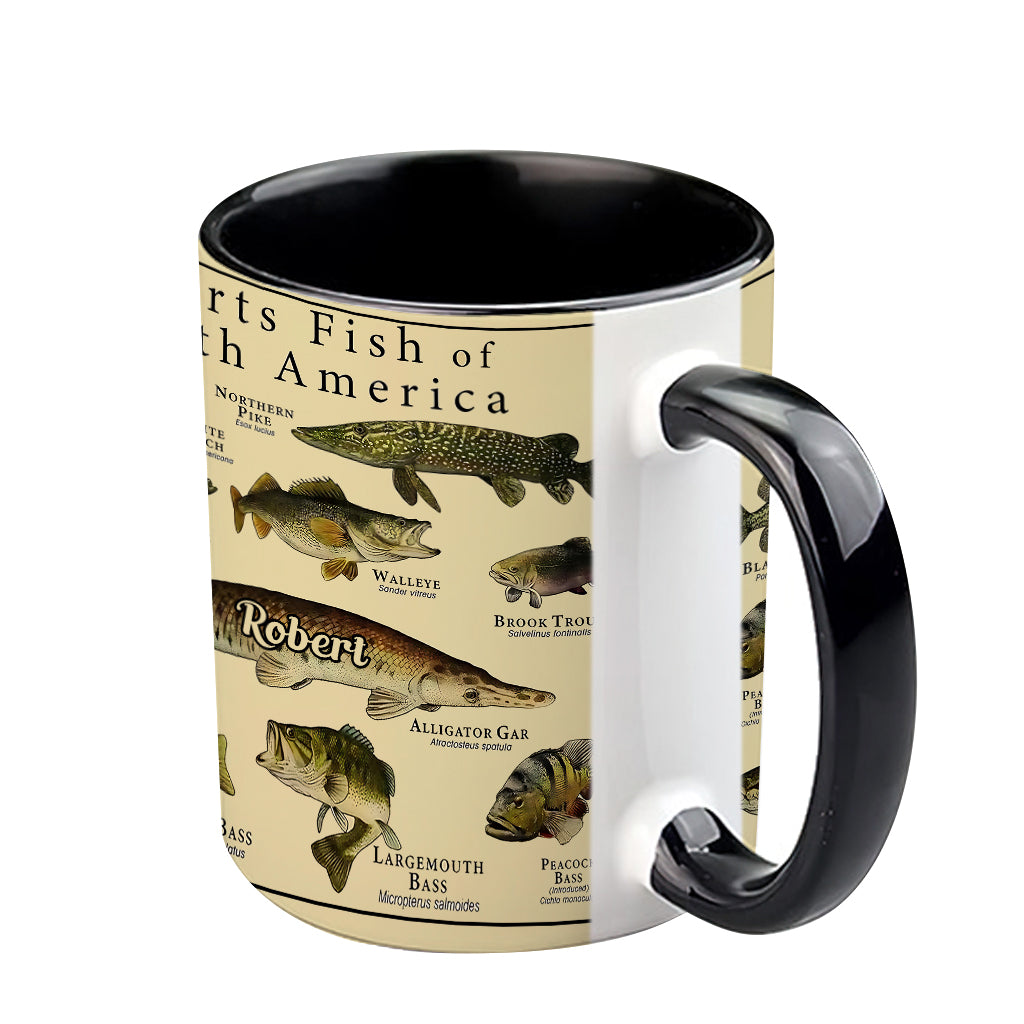 Mug personnalisé Fish Of America - Thème pêche