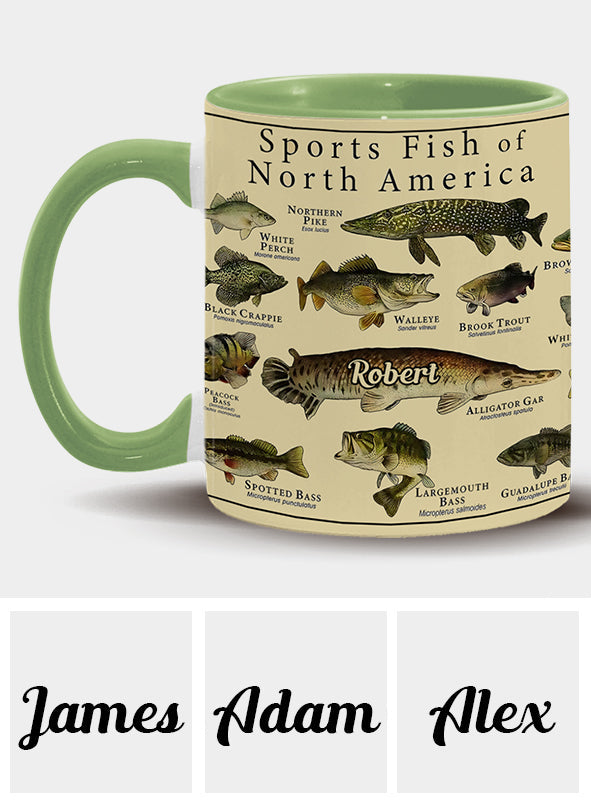Mug personnalisé Fish Of America - Thème pêche
