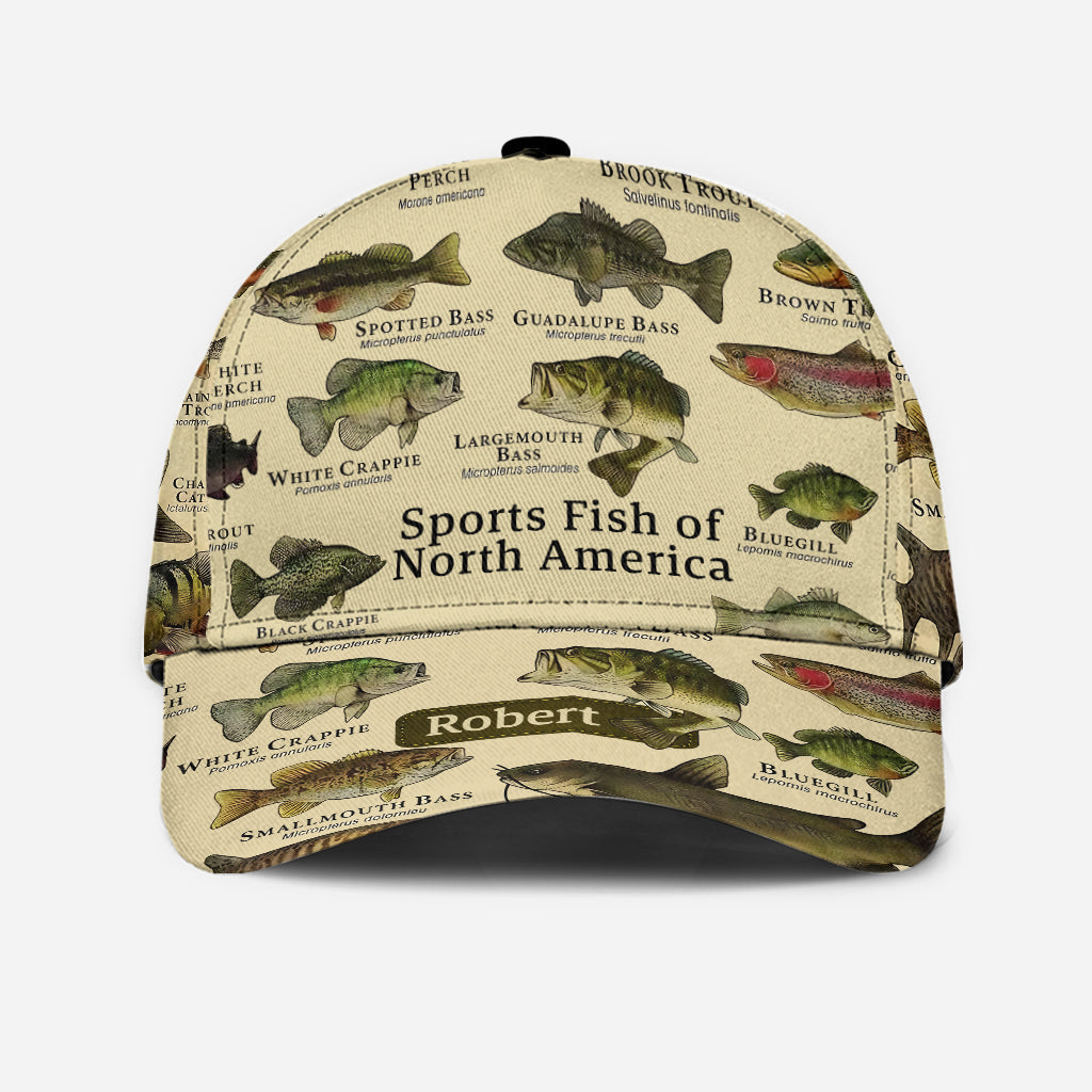 Poisson d'Amérique - Casquette de pêche classique personnalisée