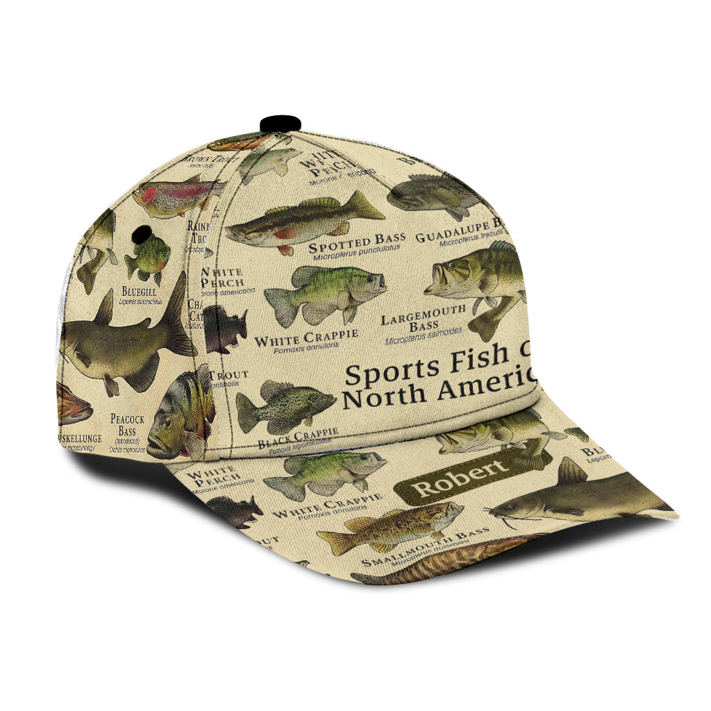 Poisson d'Amérique - Casquette de pêche classique personnalisée