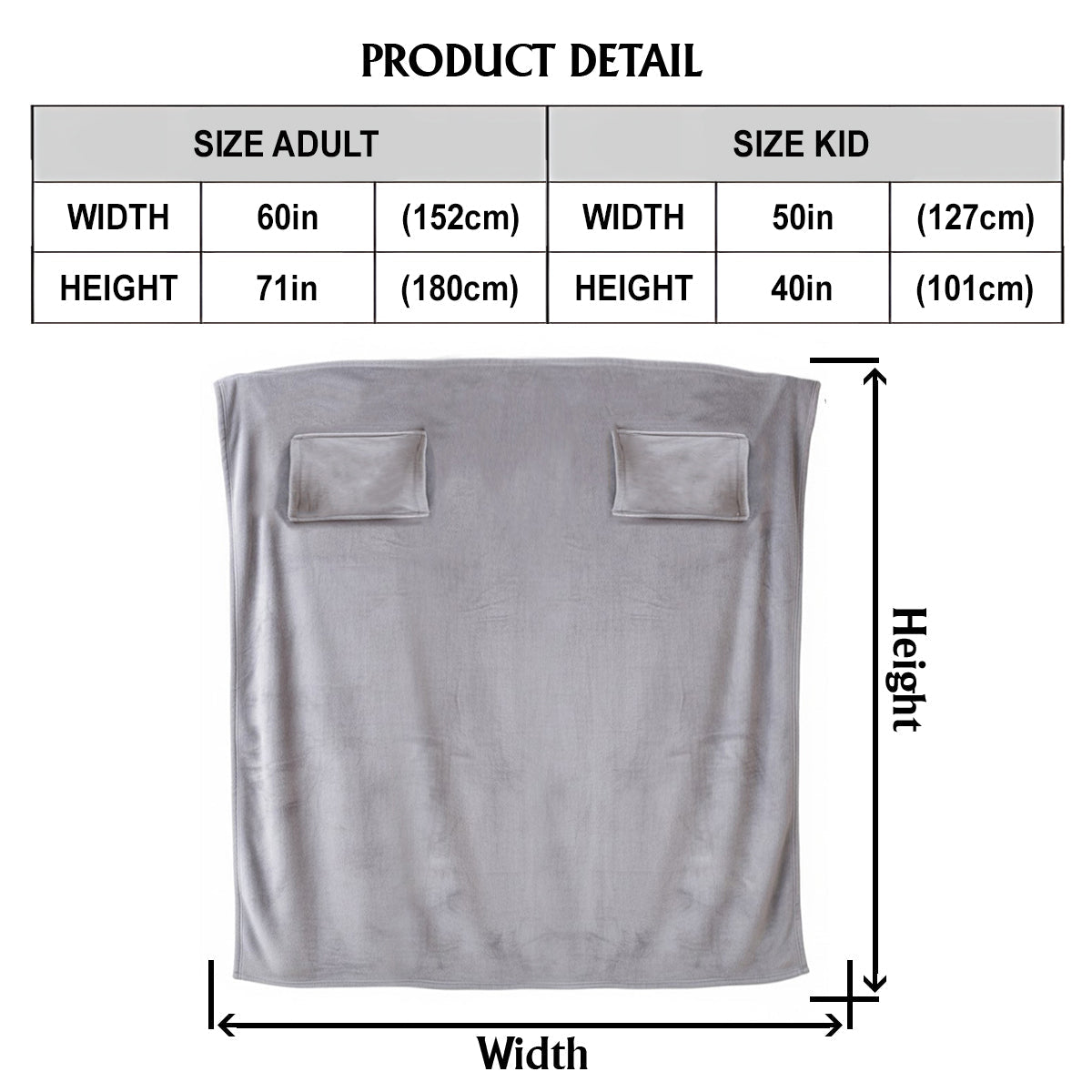 Fröhliche Grinchmas – Personalisierte Stola-Weihnachtsdecke zum Anziehen