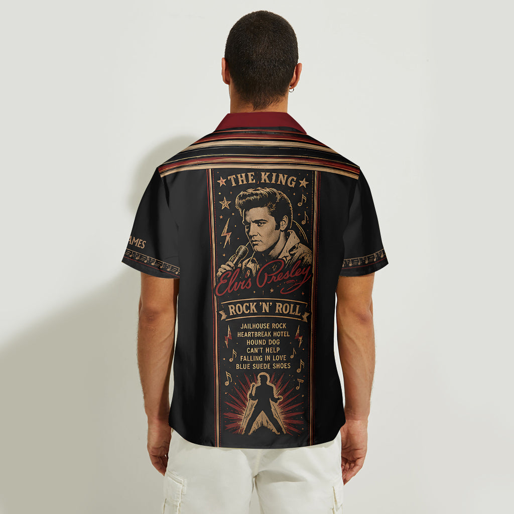 Forever The King - Personalized King of Rock and Roll Hawaiian Shirt