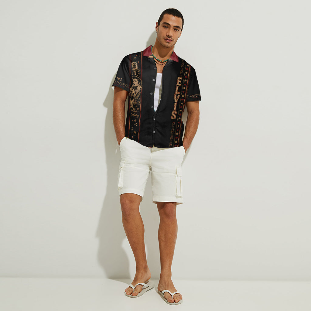 Forever The King - Personalized King of Rock and Roll Hawaiian Shirt