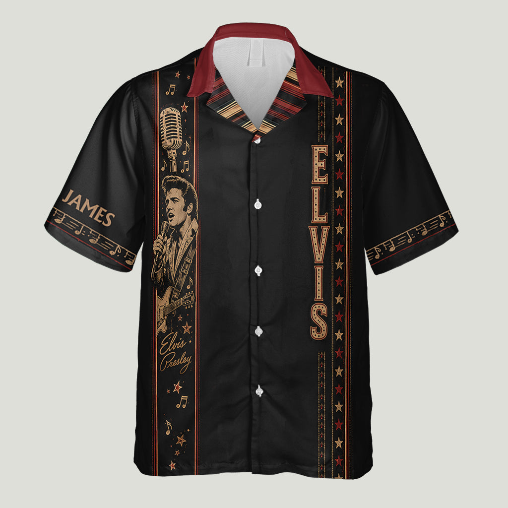 Forever The King - Personalized King of Rock and Roll Hawaiian Shirt