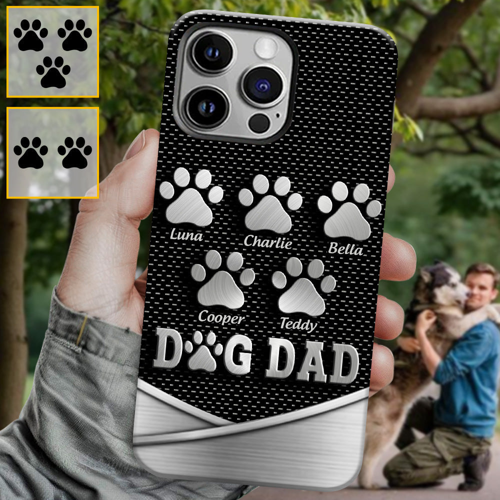 Hundepapa – Personalisierte Handyhülle mit Hundemotiv