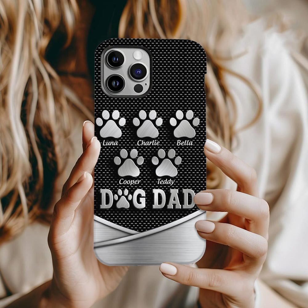 Hundepapa – Personalisierte Handyhülle mit Hundemotiv