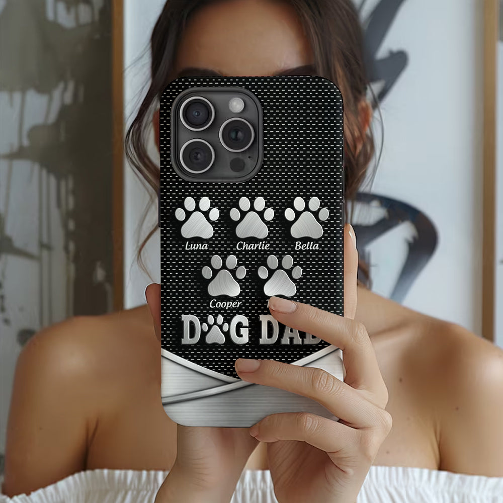 Hundepapa – Personalisierte Handyhülle mit Hundemotiv