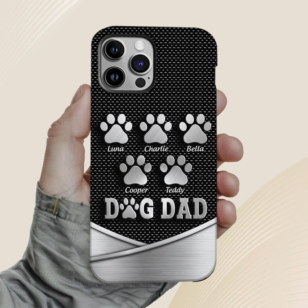 Hundepapa – Personalisierte Handyhülle mit Hundemotiv