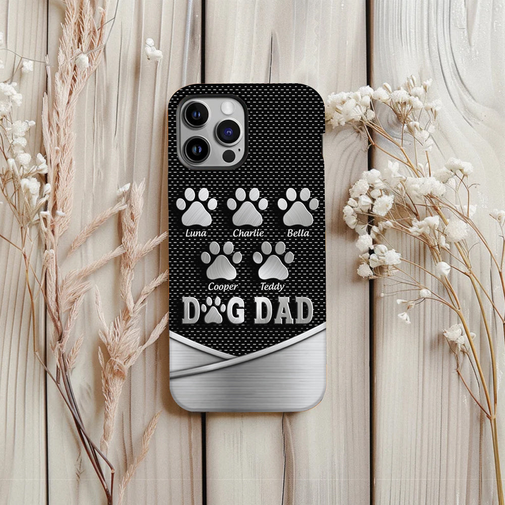 Hundepapa – Personalisierte Handyhülle mit Hundemotiv