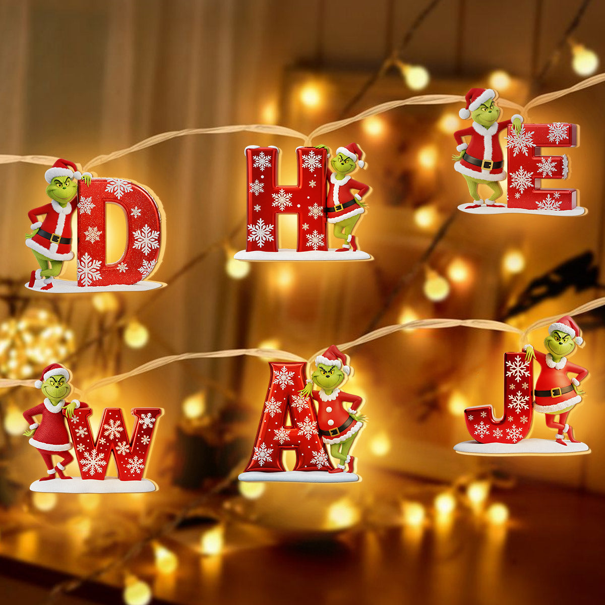 Merry Christmas - Personalized Stole Christmas String Lights