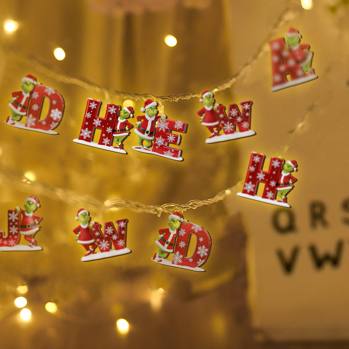 Merry Christmas - Personalized Stole Christmas String Lights