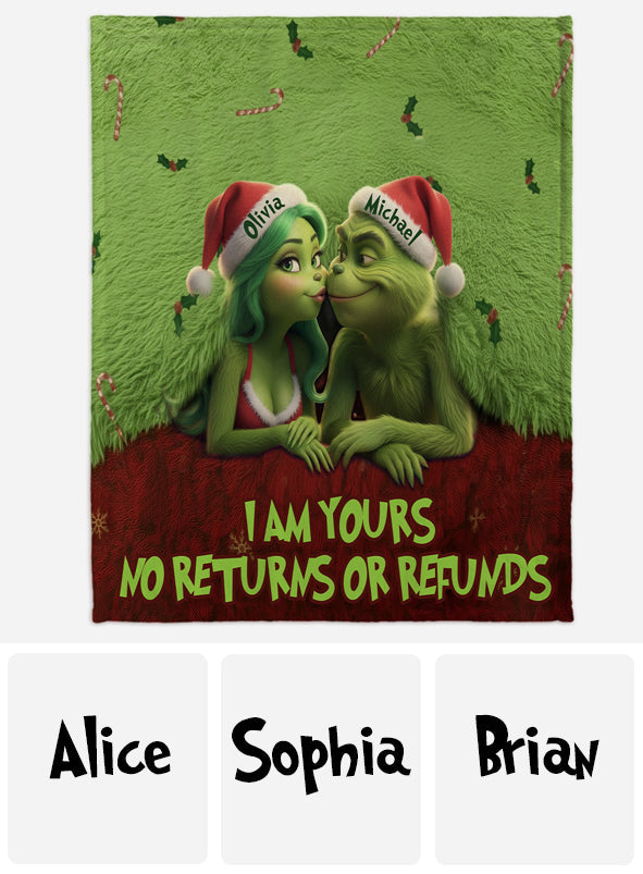 Je suis à toi - Couverture de Noël étole personnalisée