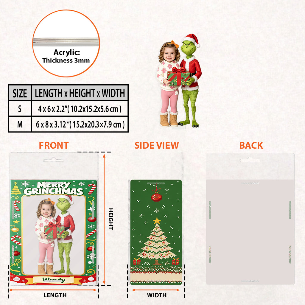 Merry Grinchmas - Personalized Stole Christmas Acrylic Display Box