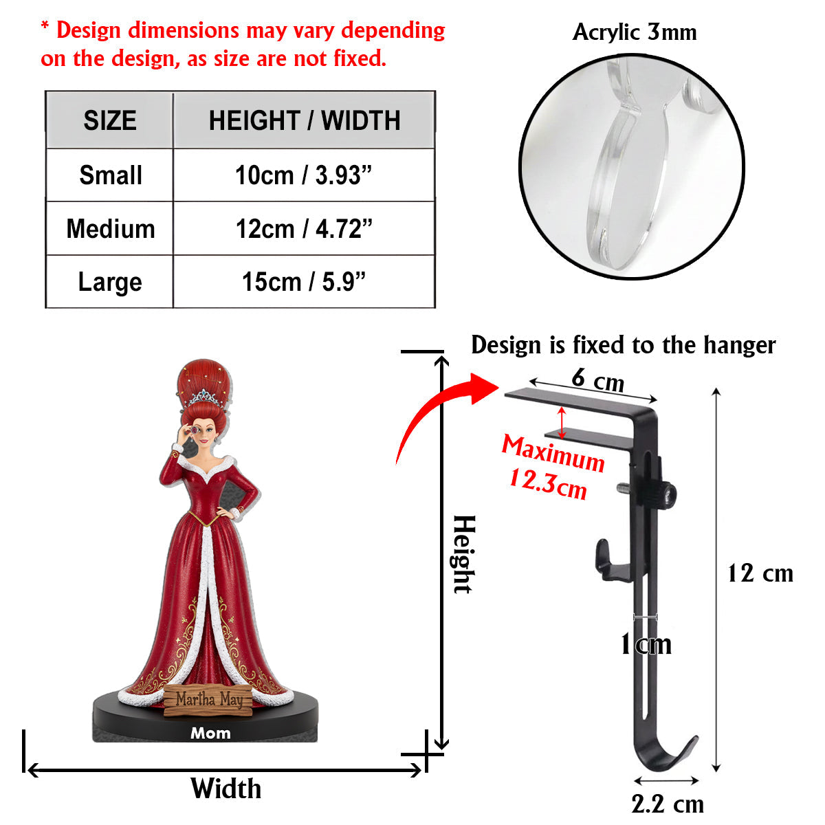 Stole Christmas - Personalized Stole Christmas Shaped Stocking Hanger