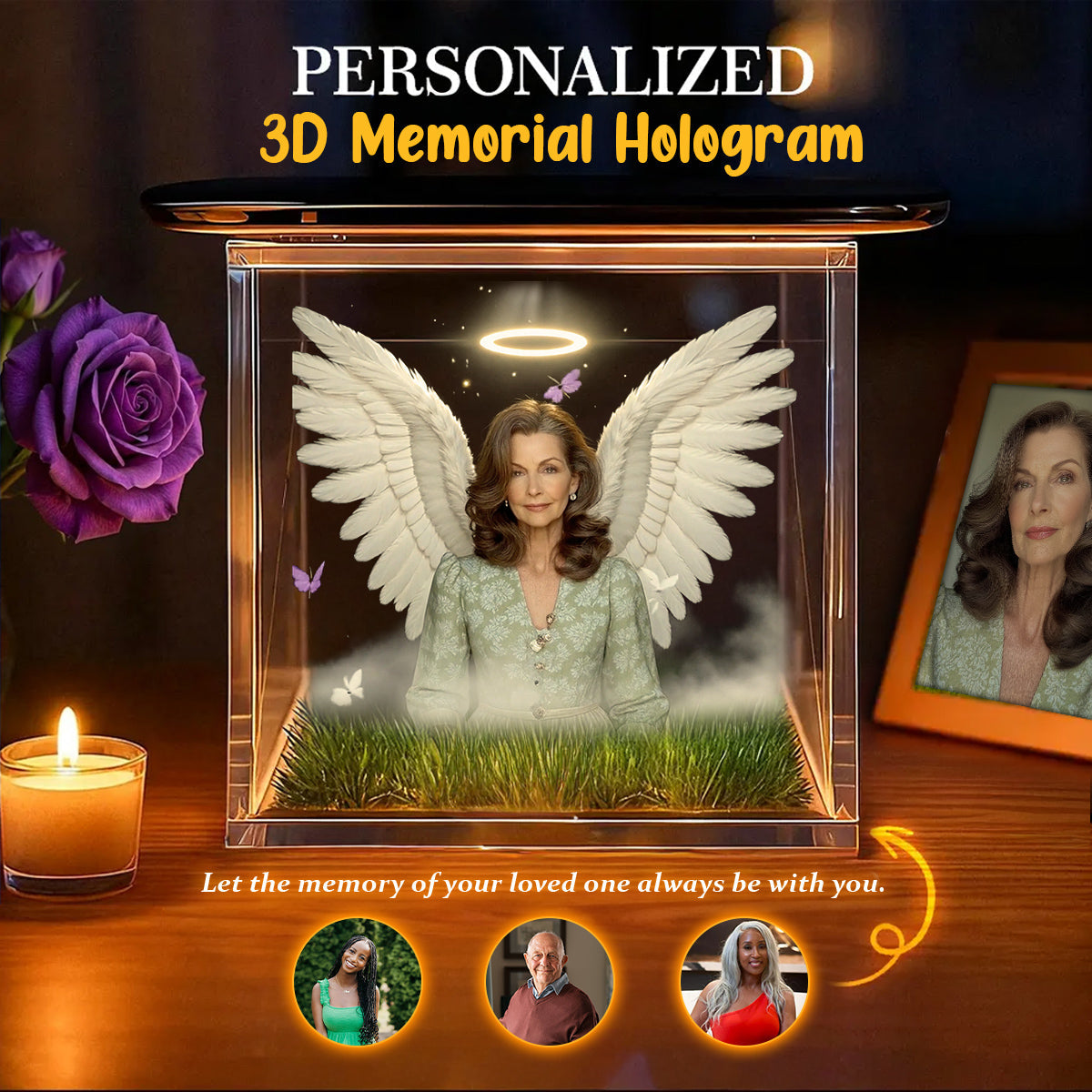 Custom Any Photo Always With You - Personalized Memorial Digital House