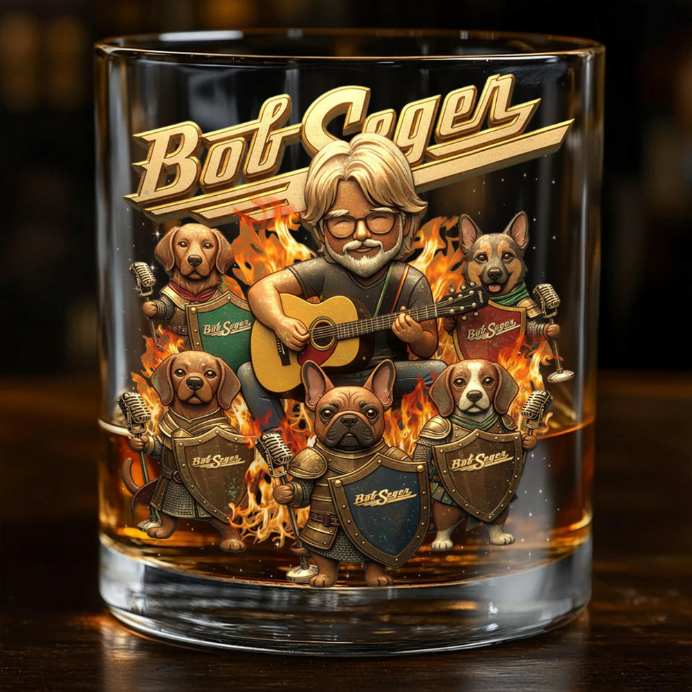 Guardians of Rock - King of Rock and Roll Whiskey Glass