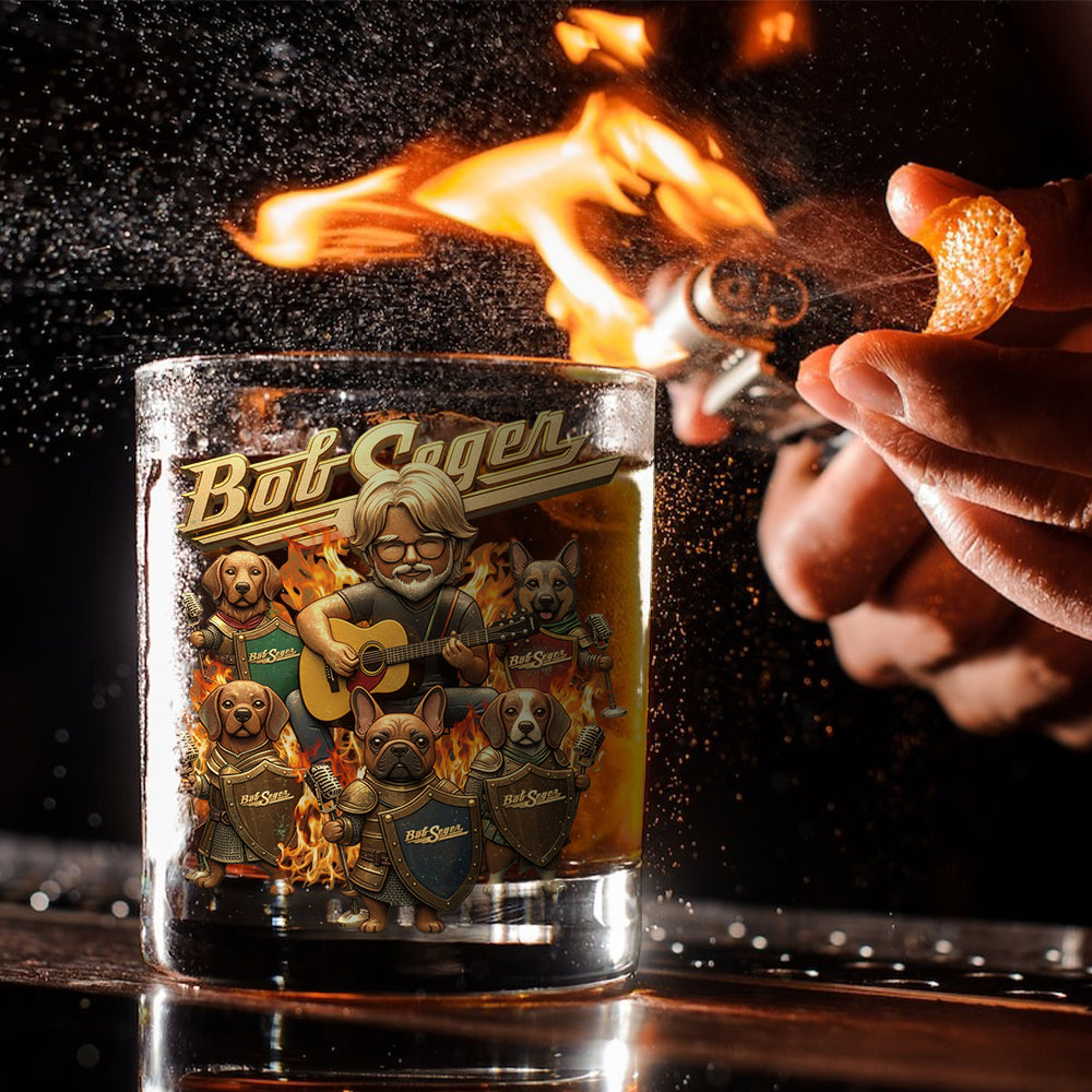 Guardians of Rock - King of Rock and Roll Whiskey Glass