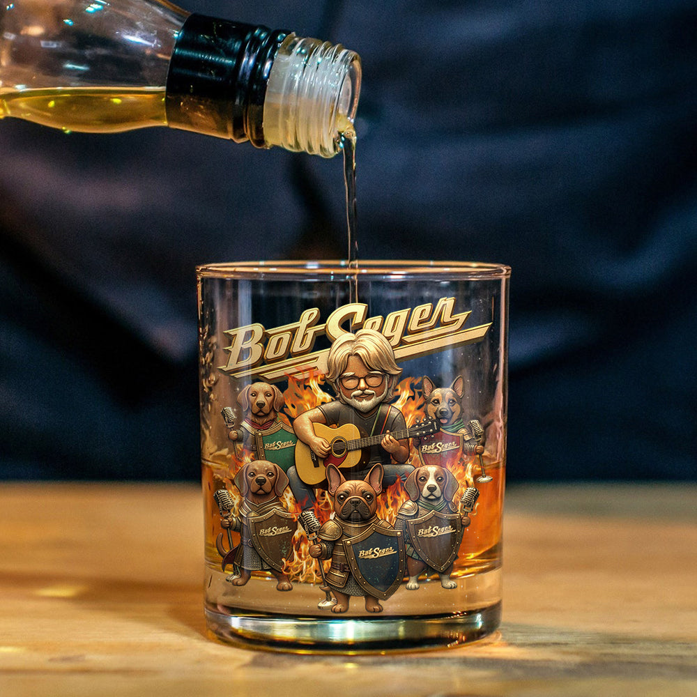 Guardians of Rock - King of Rock and Roll Whiskey Glass