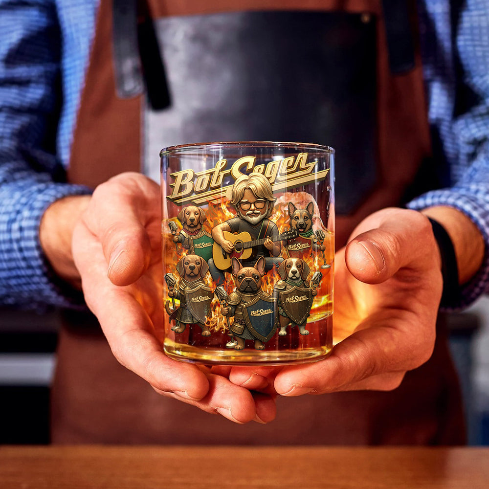 Guardians of Rock - King of Rock and Roll Whiskey Glass