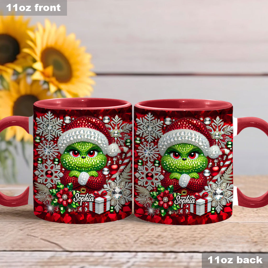 Merry Grinchmas - Personalized Stole Christmas Accent Mug