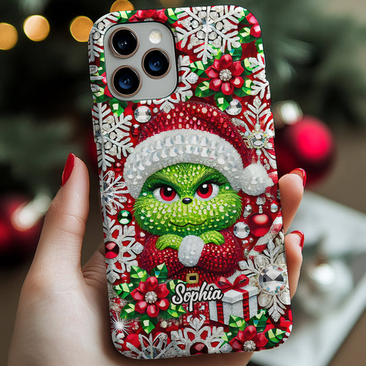 Merry Grinchmas - Personalized Stole Christmas Full Print Phone Case